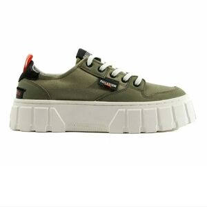 Palladium Pallatower Lo Top Platform Sneakers Vetiver Green Women's NIB